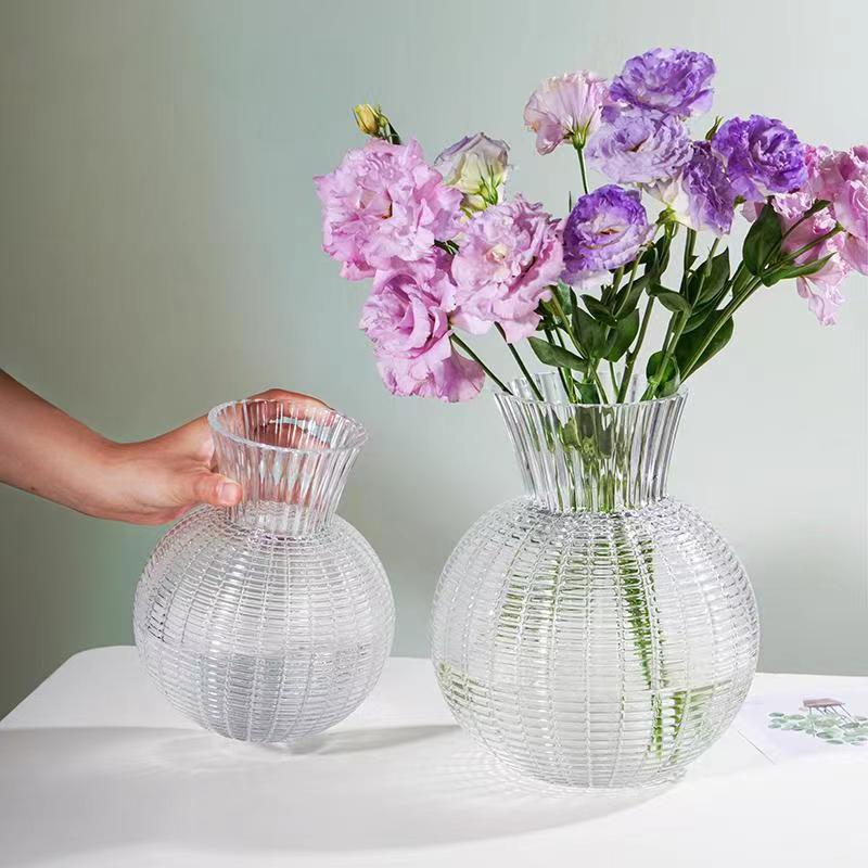 Vases à tubes à essai en verre
