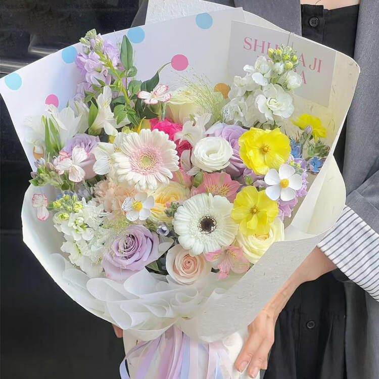 Dopamine Color Dots Paper, 19.7 × 14.7 Inch, 10 Sheets