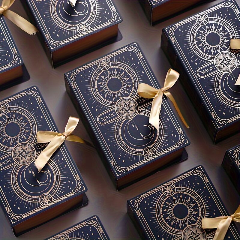 Coffret cadeau carré en papier pour bonbons, savon artisanal et pâtisserie