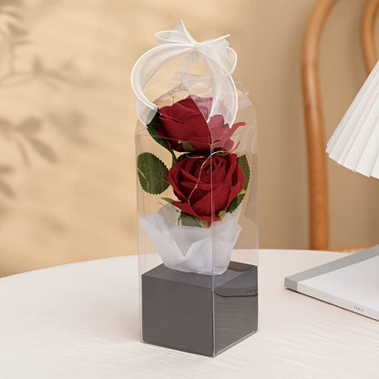 Sacs en papier à fleurs simples, 10 pièces