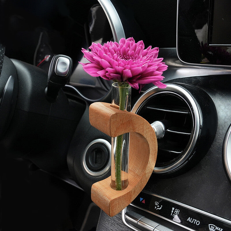 Car Flower Vase, 3 × 5.5 × 5.5 Inch