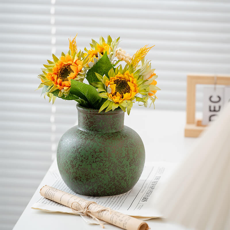 Reactive Glaze Vintage Vase