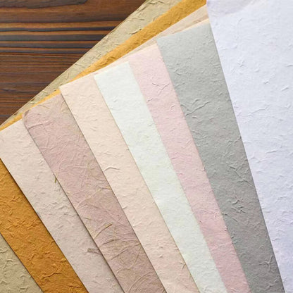 Hand-torn DIY Art Paper, 19.7 × 27.6 Inch, 5 Sheets