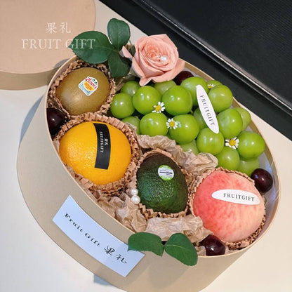 Kraft Paper Flower Gift Box