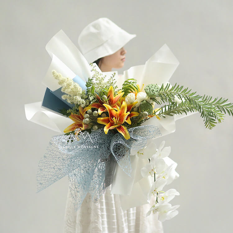 DIY Flower Bouquet Mesh, 22.5 × 22.5 Inch, 20 Sheets