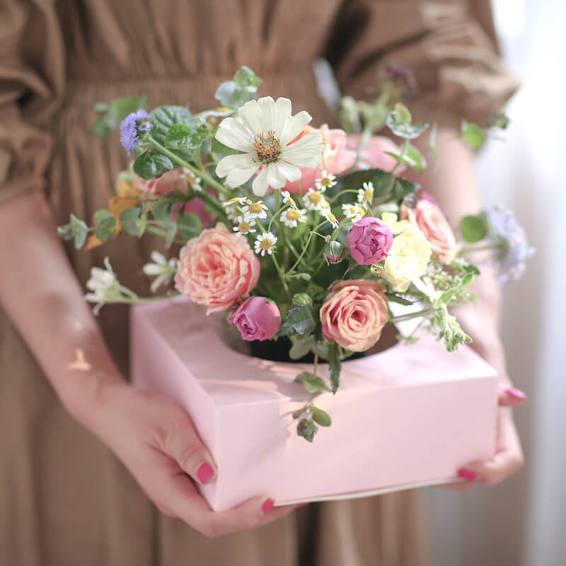 Transparent PVC Flower Gift Box