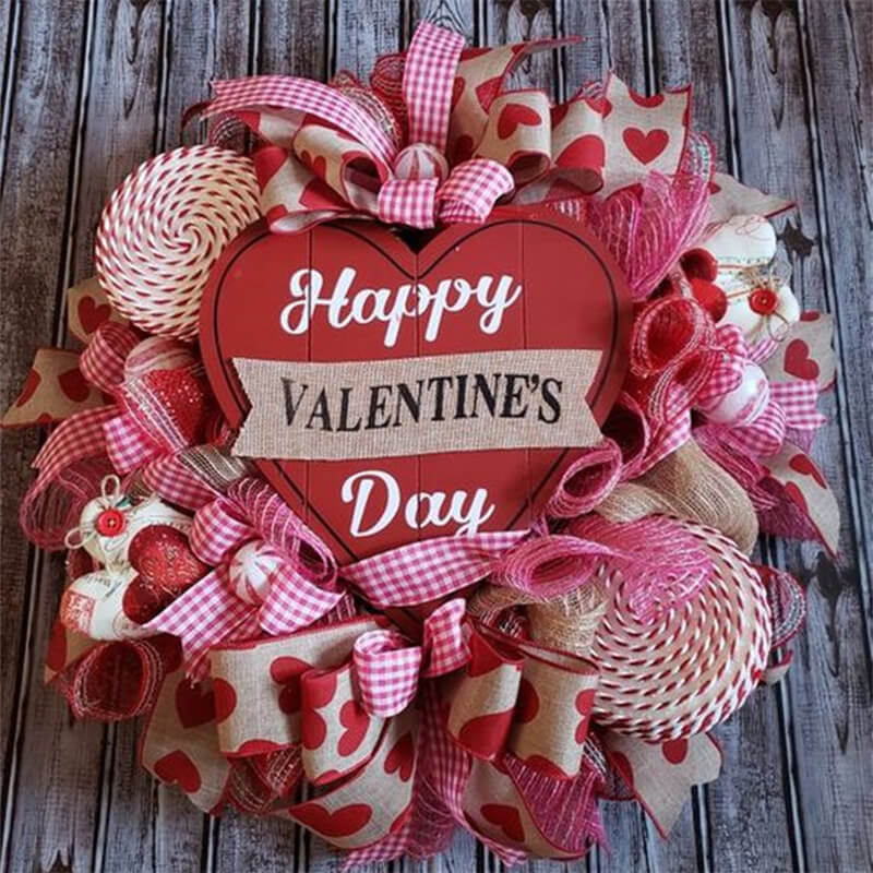 Valentine's Day Love Linen Ribbon