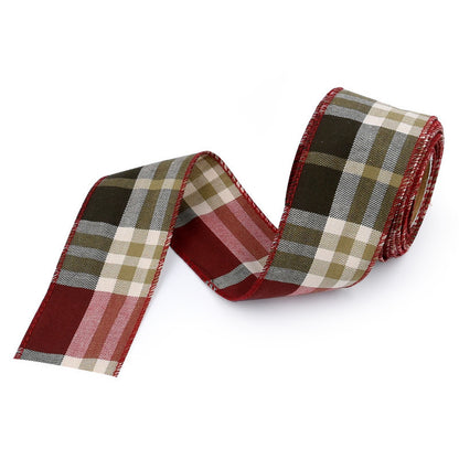 Classic Plaid Ribbon, 1.96 Inch × 5 Yards