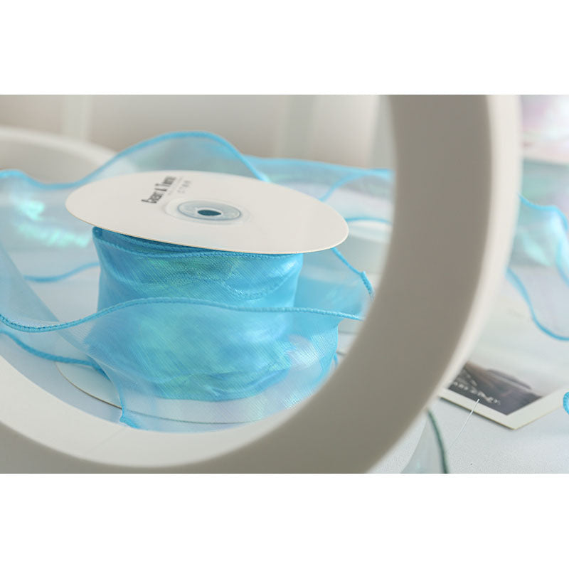 Colorful Yarn Tail Ribbon, 6 cm × 10 Yards