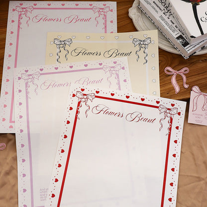 Flower Art Wrapping Paper, 15× 19.7 Inch, 10 Sheets