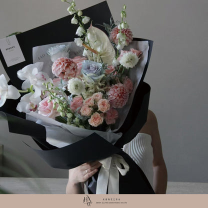 Papier d'emballage givré et imperméable pour fleurs coréennes 