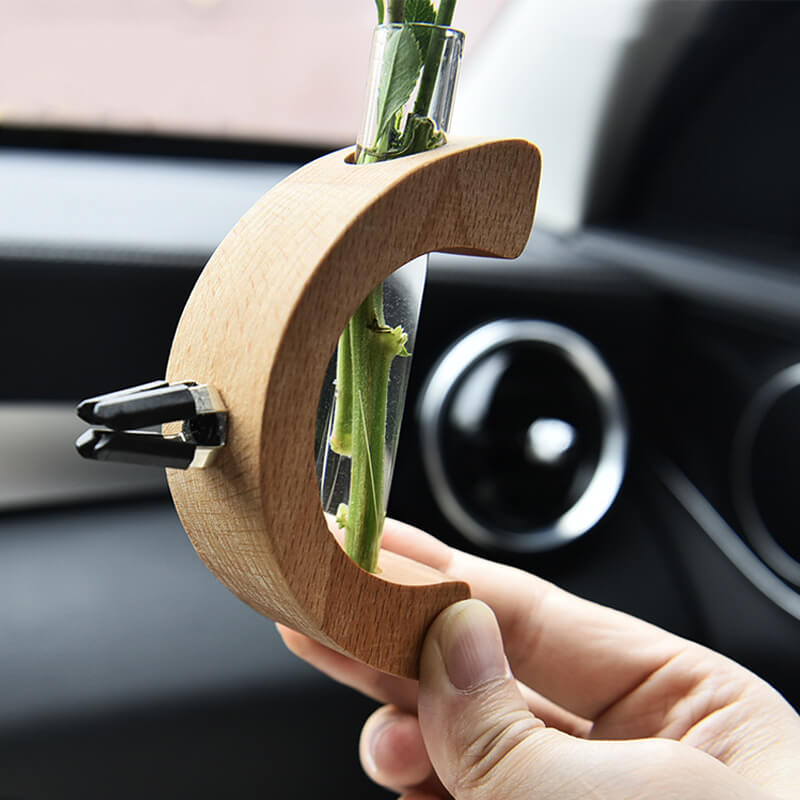 Car Flower Vase, 3 × 5.5 × 5.5 Inch