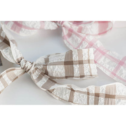 Textured Plaid Ribbon, 2.5 cm × 9 Yards