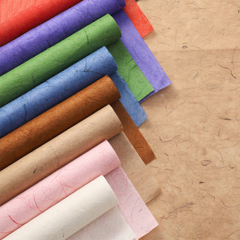 Hemp Fiber Paper, 19.7 × 27.6 Inch, 5 Sheets