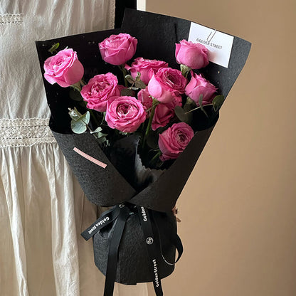 Stone Texture Bouquet Paper, 19.7 × 22.8 Inch, 5 Sheets