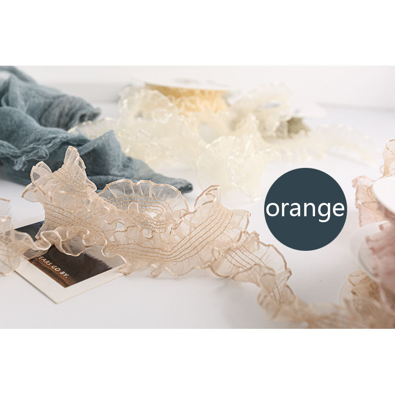 Snow Yarn Ribbon, 3 cm × 9 Yards