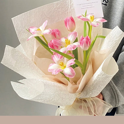 Stone Paper Floral Wrapping Paper