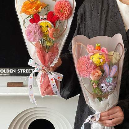 Cartoon Flower Packaging Bag