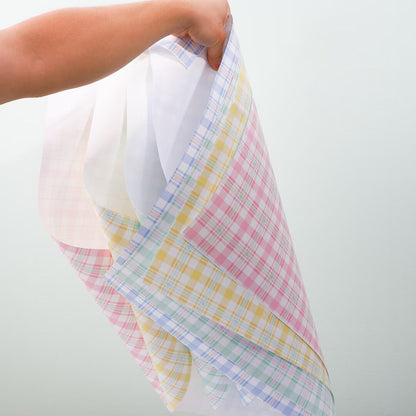 Plaid texture Paper, 22.5 × 22.5 Inch, 20 Sheets