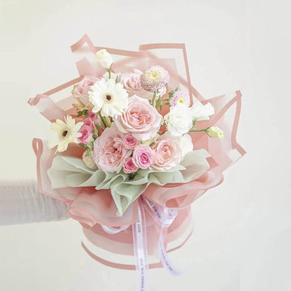 Flower Cellophane Paper, 22.5 × 22.5 Inch, 20 Sheets