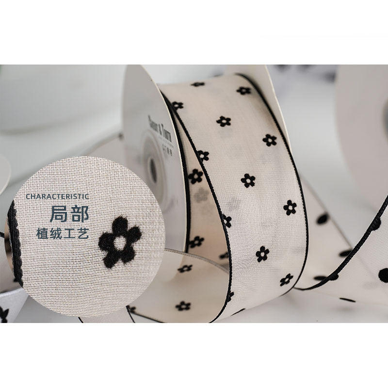 Black Velvet Vintage Ribbon, 1.5 Inch × 15 Yards