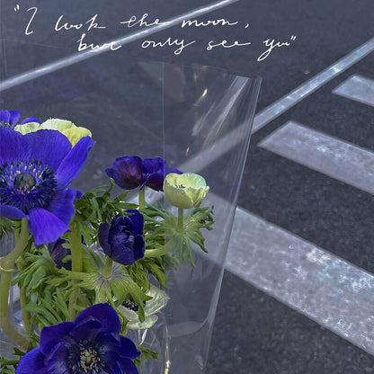 Papier d'emballage coréen coloré pour bouquets 