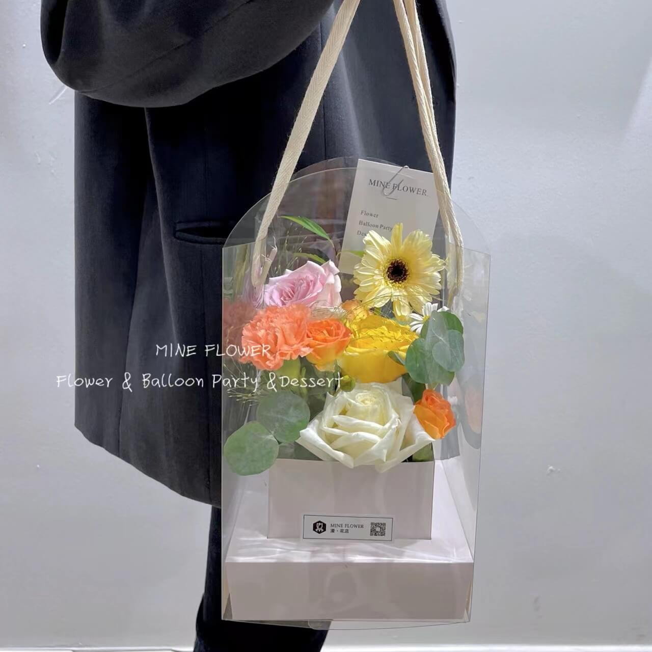 Square Transparent Flower Box