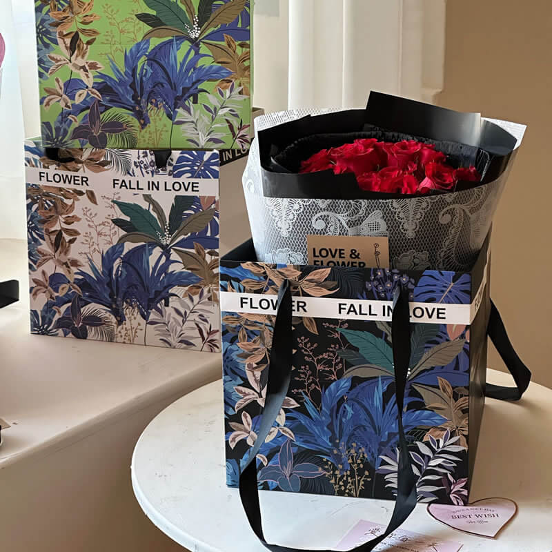 Tropical Style Tote Bag, 11 × 11 × 11 Inch