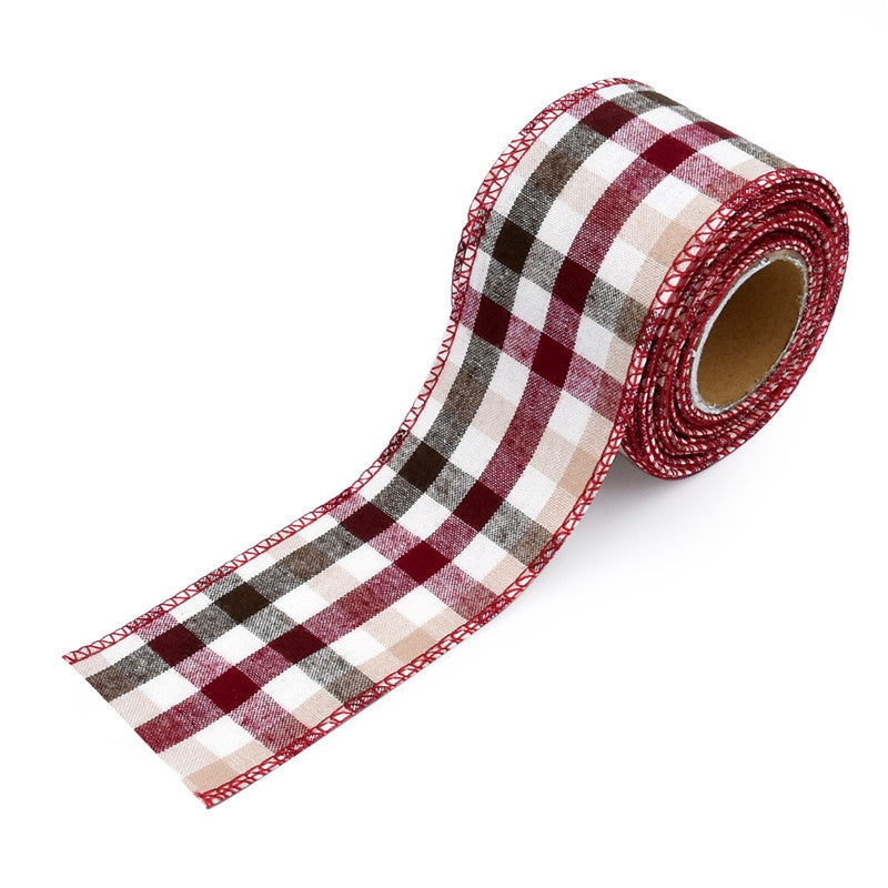 Classic Plaid Ribbon, 1.96 Inch × 5 Yards