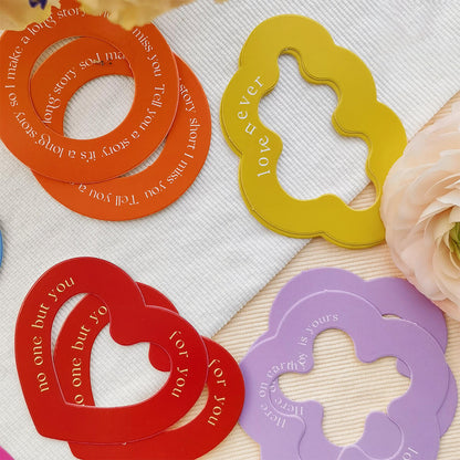 Multiple Shapes Postcard Hangtag