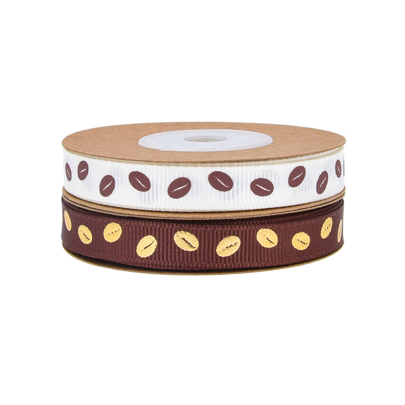 Coffee Bean Printed Ribbons