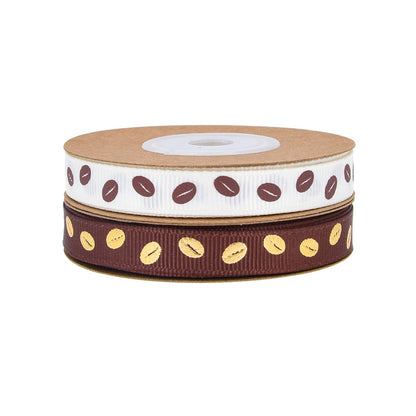 Coffee Bean Printed Ribbons