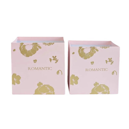 Bouquet Square Flower Gift Box, Set of 2