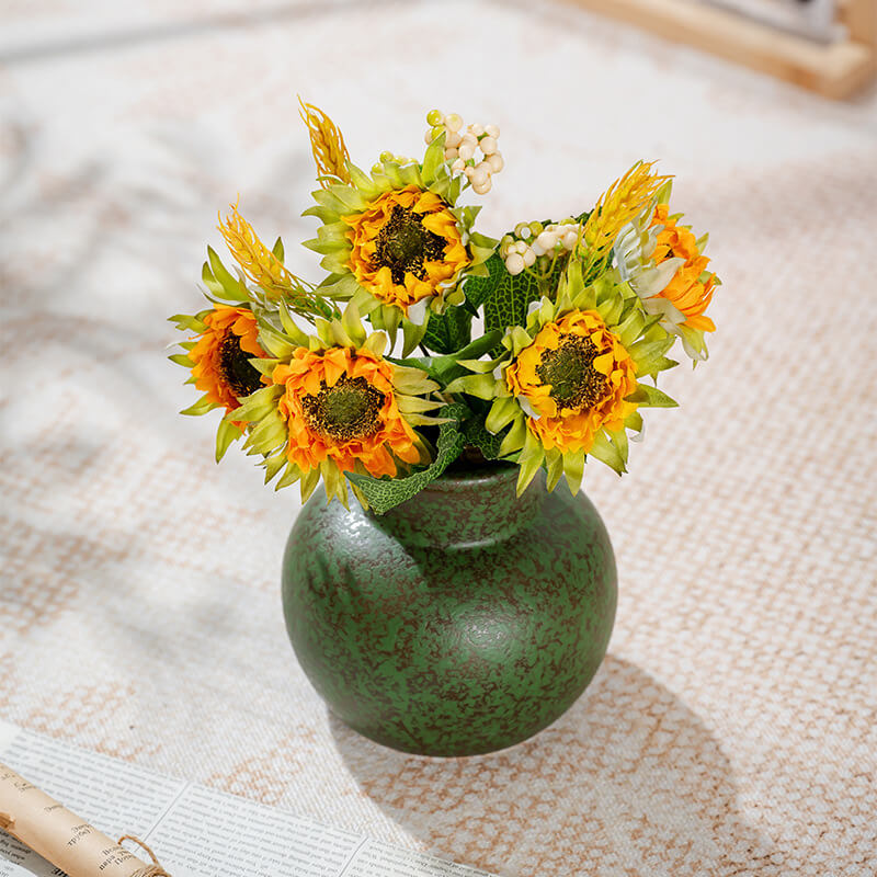 Reactive Glaze Vintage Vase