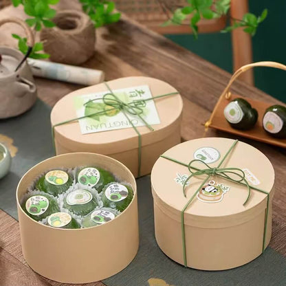 Kraft Paper Flower Gift Box