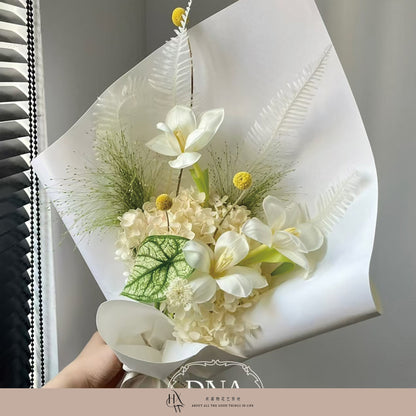 Papier d'emballage givré et imperméable pour fleurs coréennes 