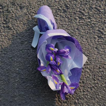 Papier d'emballage givré et imperméable pour fleurs coréennes 