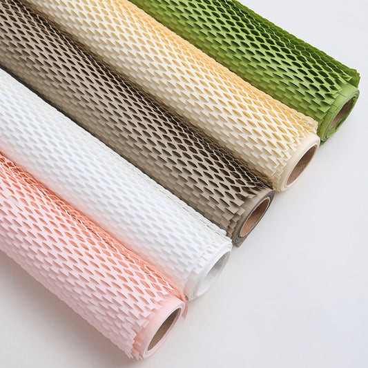 Colored Mesh WrappingPaper, 10 Sheets