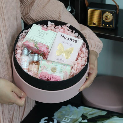 Round Pink Gift Box