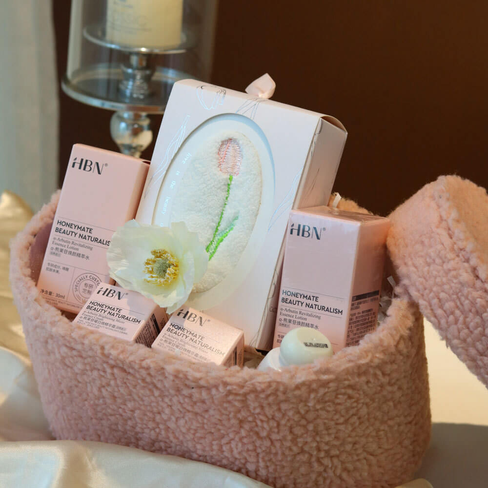 Plush Texture Oval Box