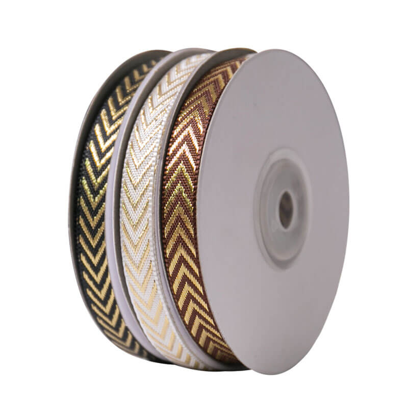 Twill Texture Blended Ribbon, 1 cm × 15 Yards