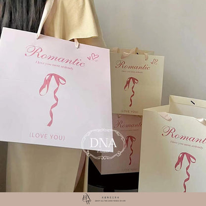 French Bow Flower Tote Bag