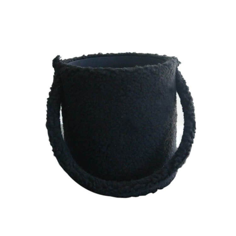 Caja de terciopelo con forma de corazón para rosas