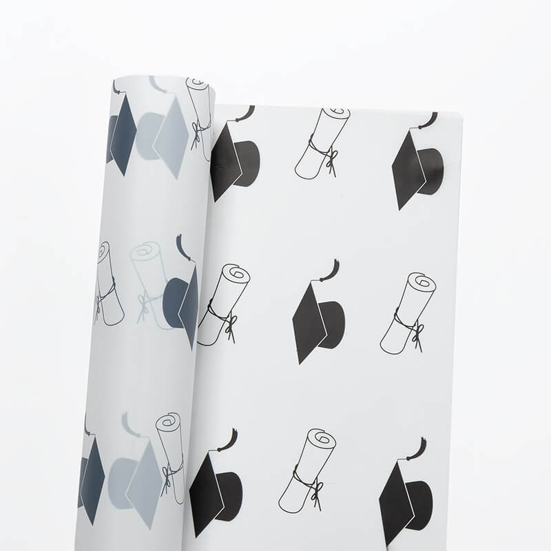 Floral Wrapping Paper, 22.5 × 22.5 Inch, 20 Sheets