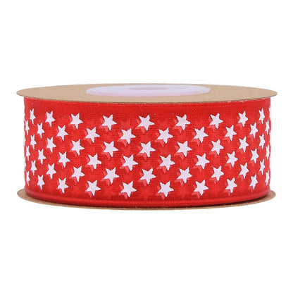 Ruban de flocon de neige transparent de Noël