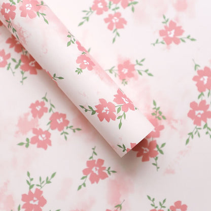 Spring Bouquet Wrapping Paper, 13.8 × 19.7 Inch, 20 Sheets