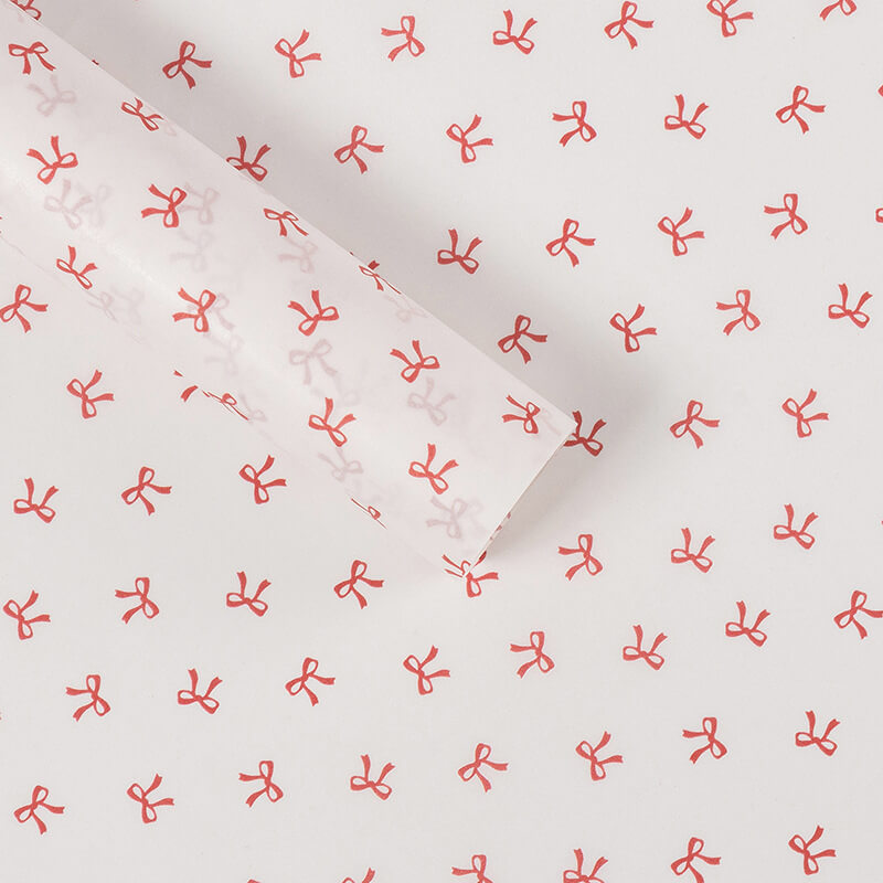 Bowknot Tissue Paper, 19.7 × 27.6 Inch, 20 Sheets