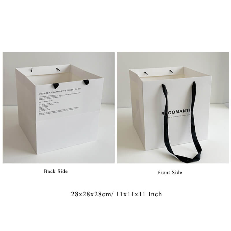 Boîte à fleurs ronde en velours 