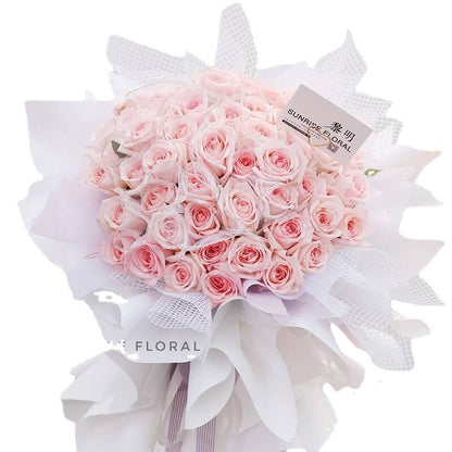 Flower Bouquet Fabric Mesh , 19.7 × 5 Yards