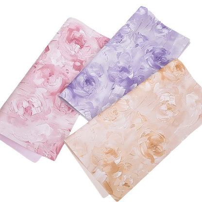 Bouquet Wrapping Paper, 20.8 × 20.8 Inch, 10 Sheets